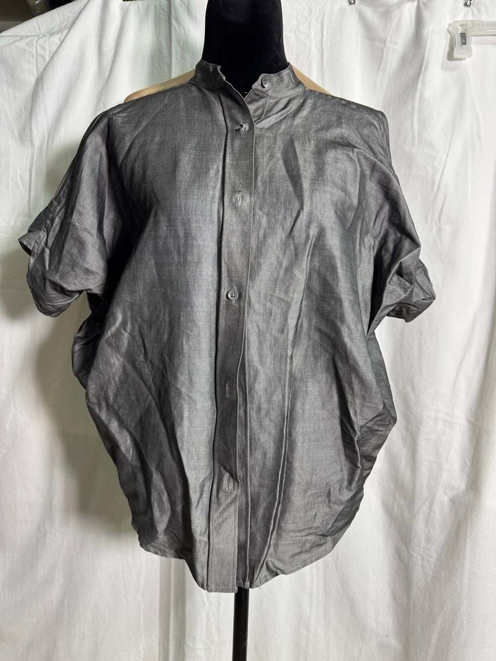 Maria Cornejo Short Sleeve Button-Down Blouse